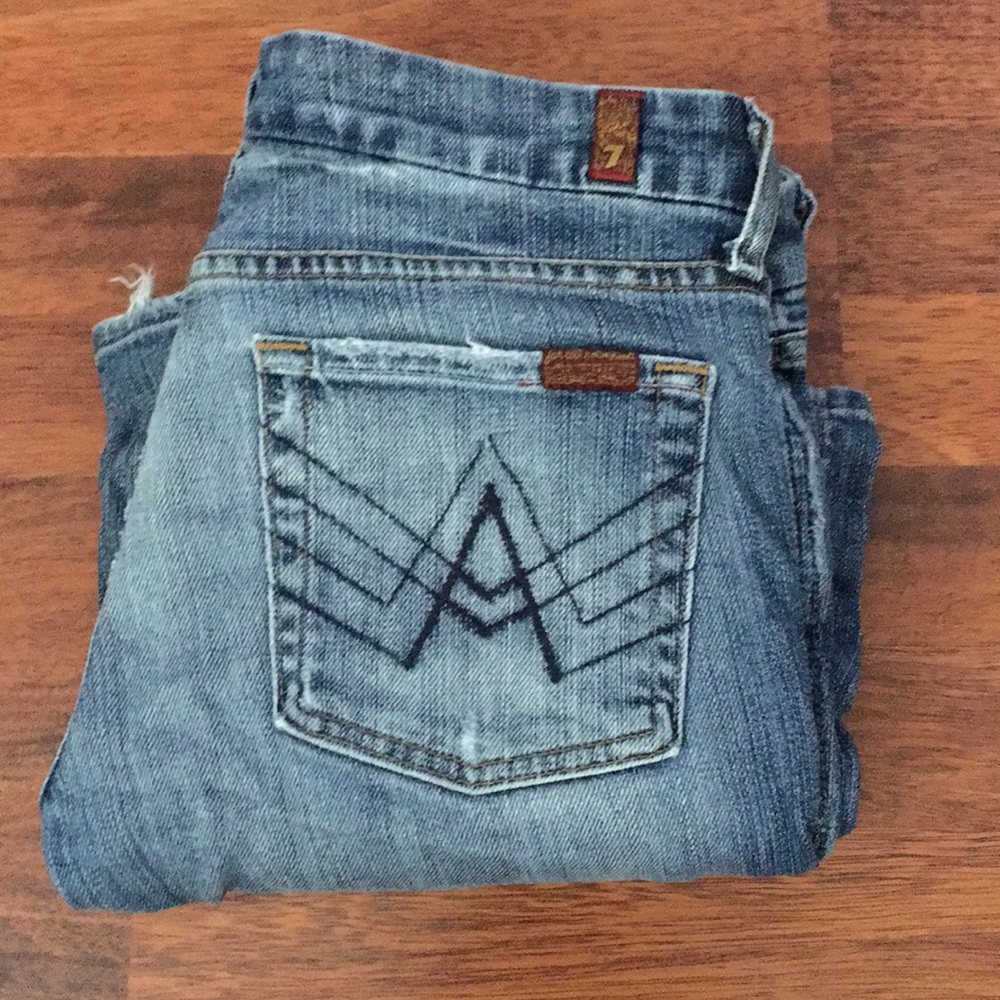 7 for all man kind A pocket jeans! Size 29